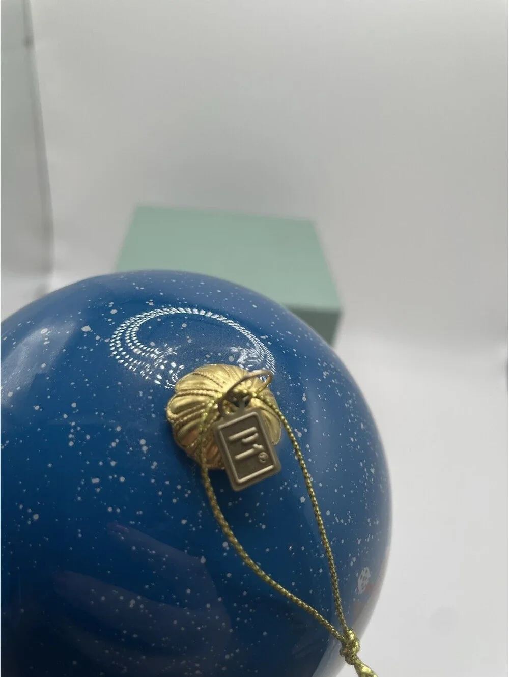 Pier 1 Imports Li Bien 2019 Santa And Reindeer Christmas Ornament with Box
